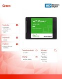 Dysk SSD Western Digital Green 240GB SATA 2,5 cala szybki wydajny