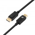 Kabel DisplayPort 3 m M HDMI M czarny elastyczny o doskonałym przesyle