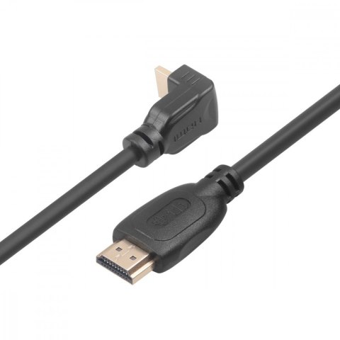 Kabel HDMI 2.0 pozłacany 1.8 m kątowy wysoka jakość 4K 60Hz