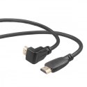 Kabel HDMI 2.0 pozłacany 1.8 m kątowy wysoka jakość 4K 60Hz
