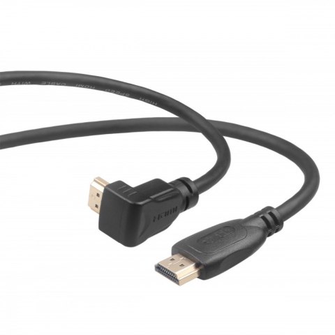 Kabel HDMI 2.0 pozłacany 1.8 m kątowy wysoka jakość 4K 60Hz