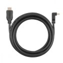 Kabel HDMI 2.0 pozłacany 1.8 m kątowy wysoka jakość 4K 60Hz
