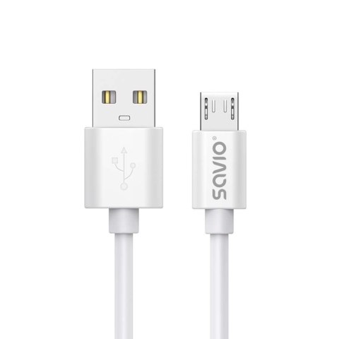 Kabel USB-A micro USB 3m 2A SAVIO CL-167 szybkie ładowanie