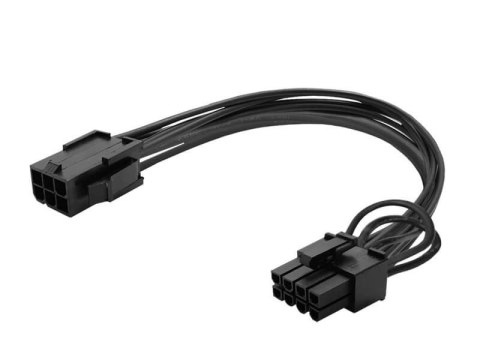 Kabel zasilający Savio 6 pin 8 pin (6+2) PCI Express AK-49 krótki 15cm