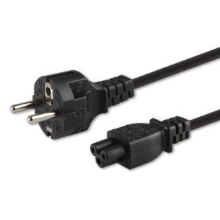 Kabel zasilający koniczynka Savio 1,2m wielopak 10 szt