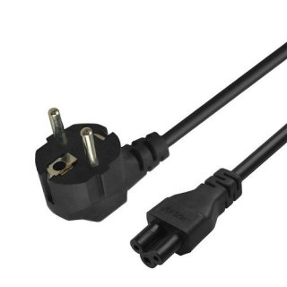 Kabel zasilający Savio CL-158 koniczynka 3m uniwersalny czarny