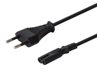 Kabel zasilający Savio CL-97 1,2m uniwersalny 2pin do telewizora