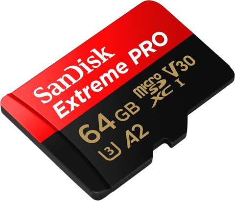 Karta SanDisk Extreme Pro microSDXC 64GB 200 90 MB/s A2 V30 szybka