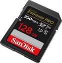 Karta pamięci SanDisk Extreme Pro SDXC 128GB 200 90MBs V30 UHS-I U3