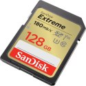 Karta pamięci SanDisk Extreme SDXC 128GB 180MB/s V30 wodoodporna