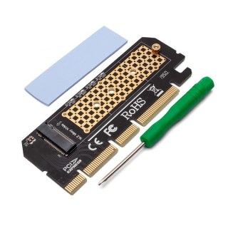 Adapter M.2 NVMe M-Key PCI-E Savio AK-41 do rozbudowy komputera