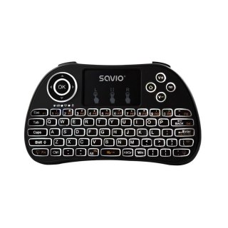Klawiatura Savio KW-02 podświetlana bezprzewodowa do Smart TV PC