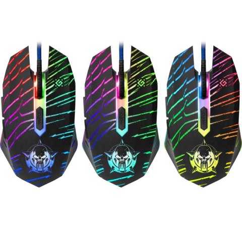 Mysz gamingowa Defender DARK AGENT GM-590L 12800 dpi z podświetleniem