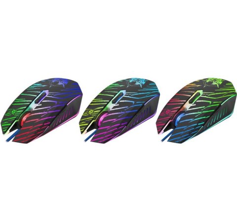 Mysz gamingowa Defender DARK AGENT GM-590L 12800 dpi z podświetleniem