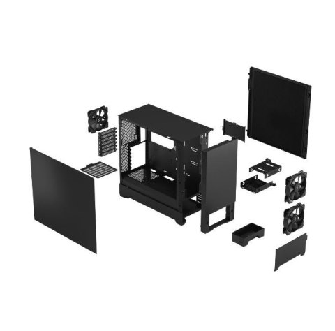 Obudowa Fractal Design Pop Silent Black Midi Tower cicha z wentylatorami