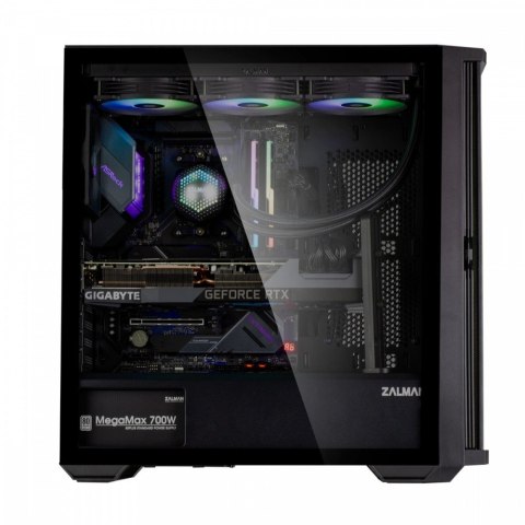 Obudowa Zalman Z10 ATX Mid Tower czarna z wentylatorami x4