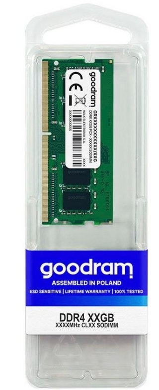 Pamięć GOODRAM DDR4 SODIMM 16GB 2666 CL19 wydajna do laptopa