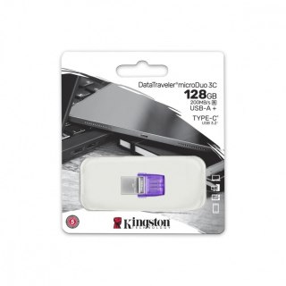 Pendrive Kingston Data Traveler MicroDuo 3C G3 128GB USB-A USB-C szybki