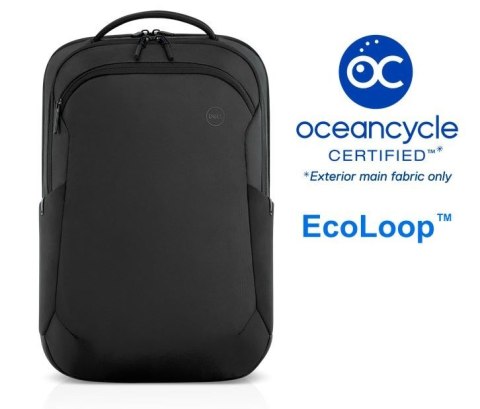Plecak Dell EcoLoop Pro 15 czarny wodoodporny z recyklingu