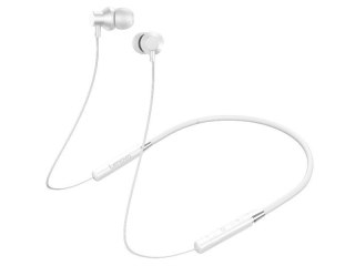 Słuchawki douszne Bluetooth Lenovo HE05 białe bezprzewodowe z mikrofonem