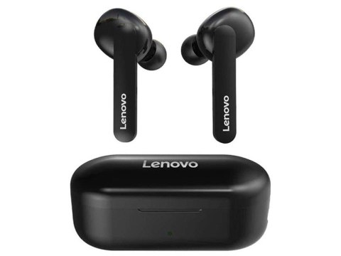 Słuchawki douszne Lenovo TWS HT28 czarne Bluetooth z redukcją szumów