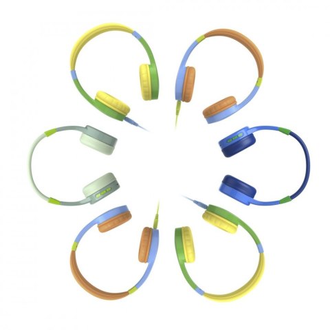 Słuchawki nauszne Hama Kids Guard zielone z ogranicznikiem głośności