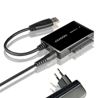 Adapter USB 3.2 AXAGON ADSA FP3 zasilacz do SATA all in one uniwersalny