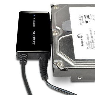 Adapter USB 3.2 AXAGON ADSA FP3 zasilacz do SATA all in one uniwersalny
