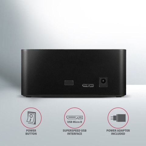 Stacja dokująca AXAGON ADSA-SN USB 3.2 Gen 1 szybka HDD SSD