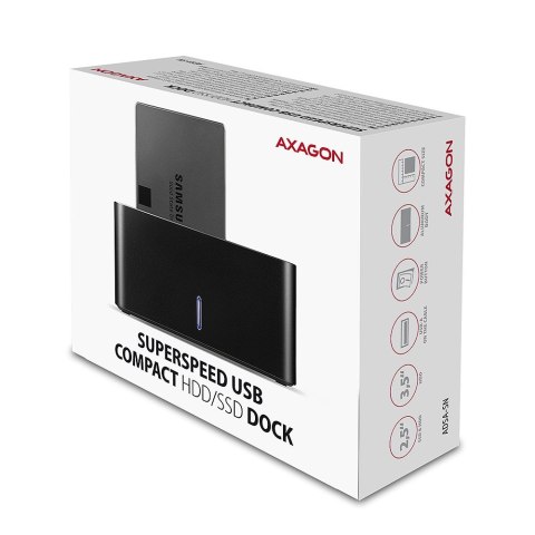 Stacja dokująca AXAGON ADSA-SN USB 3.2 Gen 1 szybka HDD SSD