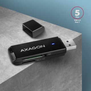 Czytnik kart AXAGON CRE-S2N USB 3.2 Gen 1 2 sloty UHS-I