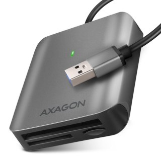 Czytnik kart AXAGON CRE-S3 aluminiowy USB 3.2 Gen 1 szybki UHS-II 3 sloty