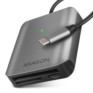 Czytnik kart AXAGON CRE-S3C USB-C 3w1 superszybki UHS-II do SD i microSD