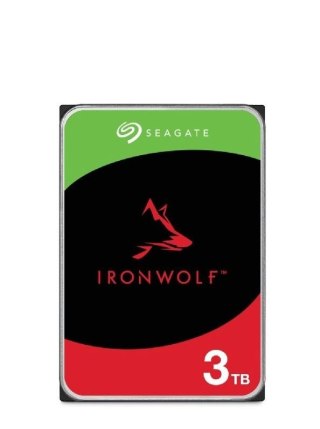 Dysk Seagate IronWolf 3TB 3.5'' HDD wydajny do NAS z 256MB buforem