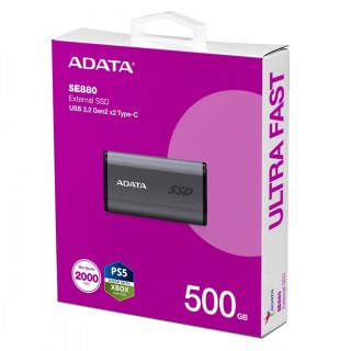 Dysk zewnętrzny SSD Adata SE880 500GB USB 3.2 szybki ultraprzenośny