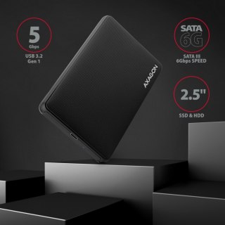 Obudowa zewnętrzna AXAGON EE25-SLC USB-C 3.2 Gen 1 dla dysków 2.5"