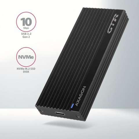 Obudowa AXAGON EEM2-GTR aluminiowa USB-C 3.2 Gen 2 dla M.2 NVMe SSD
