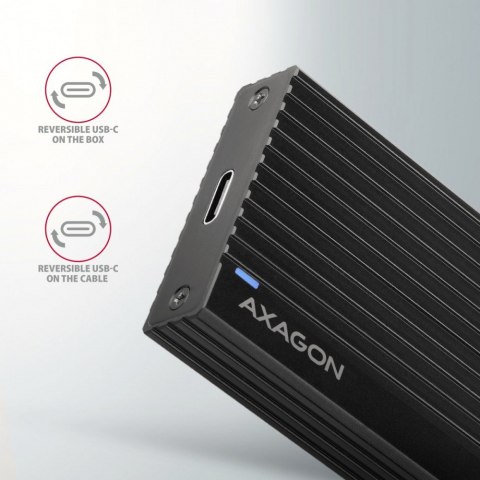 Obudowa AXAGON EEM2-GTR aluminiowa USB-C 3.2 Gen 2 dla M.2 NVMe SSD