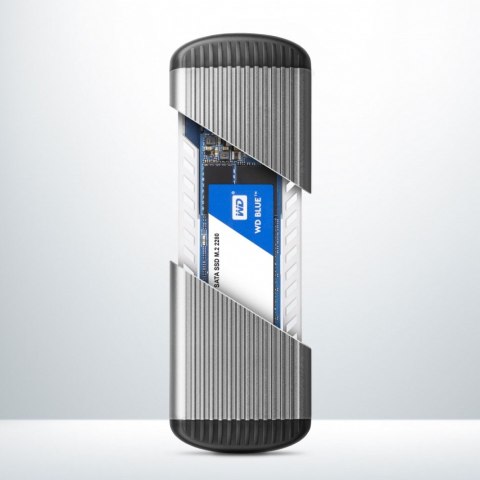 Obudowa zewnętrzna AXAGON EEM2-SA USB 3.2 Gen 1 aluminium M.2 SSD