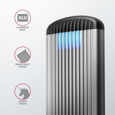 Obudowa zewnętrzna AXAGON EEM2-SA USB 3.2 Gen 1 aluminium M.2 SSD