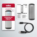 Obudowa zewnętrzna AXAGON EEM2-SA USB 3.2 Gen 1 aluminium M.2 SSD