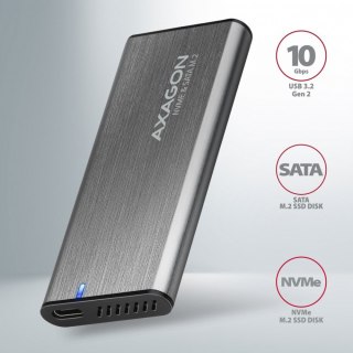 Obudowa AXAGON EEM2-SG2 USB-C 3.2 Gen 2 aluminiowa M.2 SSD szybka