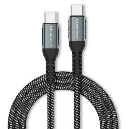 Kabel USB 2.0 typ C 100W QC 3.0 PD 1m czarny szybkie ładowanie