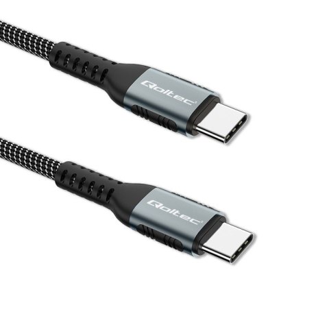 Kabel USB 2.0 typ C 100W QC 3.0 PD 1m czarny szybkie ładowanie