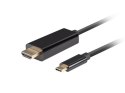 Kabel USB-C do HDMI 4K 60Hz 3m czarny Lanberg