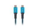 Kabel USB-C M/M USB4 0.5m 100W 8K 60HZ Lanberg czarno-niebieski