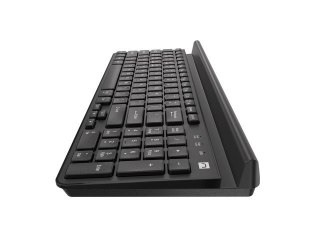 Klawiatura Natec Felimare US Bluetooth 2.4GHz Slim czarna z uchwytem