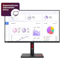 Monitor Lenovo ThinkVision T32p-30 31.5 4K UHD matowy profesjonalny