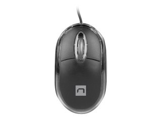 Mysz Natec Vireo 2 optyczna 1000 DPI ergonomiczna USB czarna