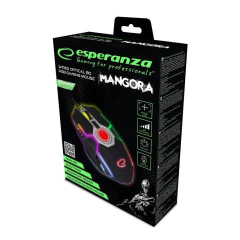 Mysz Esperanza MX701 Mangora przewodowa gamingowa z podświetleniem LED